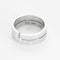 Bague 53 Dinh Van Seventies - Bague moyen modèle en or blanc 18K et diamants 58 Facettes 58FC102