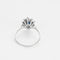 Bague 60.5 Bague marguerite en or blanc 18 carats, saphir 0,45 ct et diamants 58 Facettes 58FC103