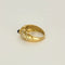 Bague 50 Bague jonc nœud en or jaune, saphir et diamants 58 Facettes 58FC132