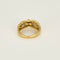 Bague 50 Bague jonc nœud en or jaune, saphir et diamants 58 Facettes 58FC132