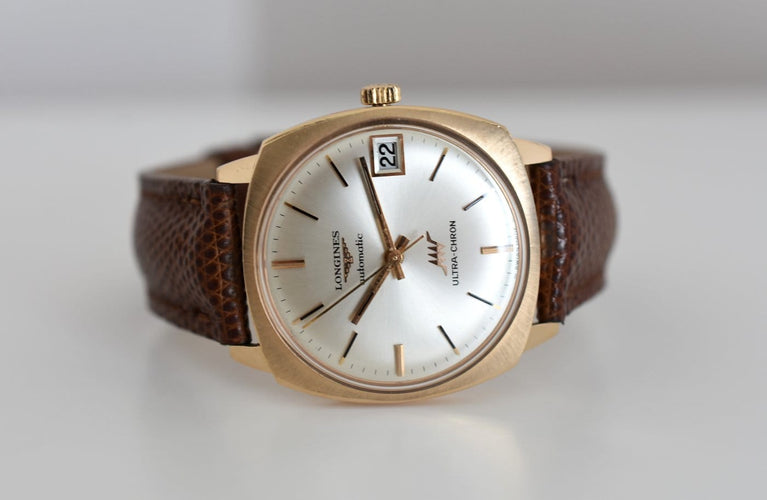 Montre Longines Ultra-Chron - Montre automatique en or jaune 18K 58 Facettes LON-300