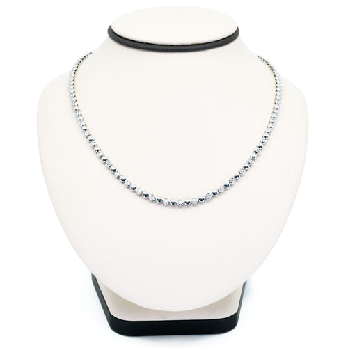 Collier Collier tennis en or blanc 18 carats et diamants taille brillant 58 Facettes C98C42CAFA3044CD82CA0481725E860C