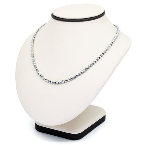 Collier Collier tennis en or blanc 18 carats et diamants taille brillant 58 Facettes C98C42CAFA3044CD82CA0481725E860C
