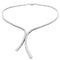 Collier Collier cravate Édouard Nahum en or blanc et diamants 58 Facettes 63700130