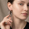 Boucles d'oreilles Boucles d'oreilles créoles - saphirs et diamants en or gris 58 Facettes OC-66300084