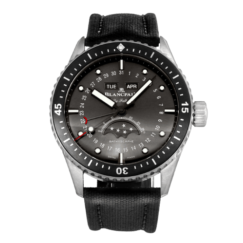 Montre Blancpain Fifty Fathoms - Montre Bathyscaphe automatique en acier 58 Facettes OC-68801937