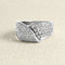 Bague 58 Bague en or gris 750 et diamants 58 Facettes 61E00491