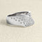 Bague 58 Bague en or gris 750 et diamants 58 Facettes 61E00491
