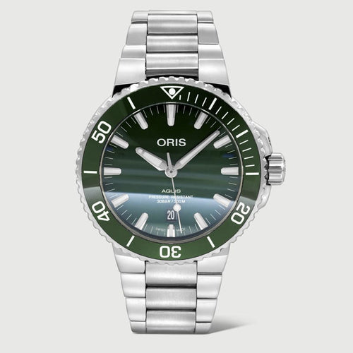 Montre Oris Aquis - Montre automatique Date en acier et céramique 58 Facettes 68801790