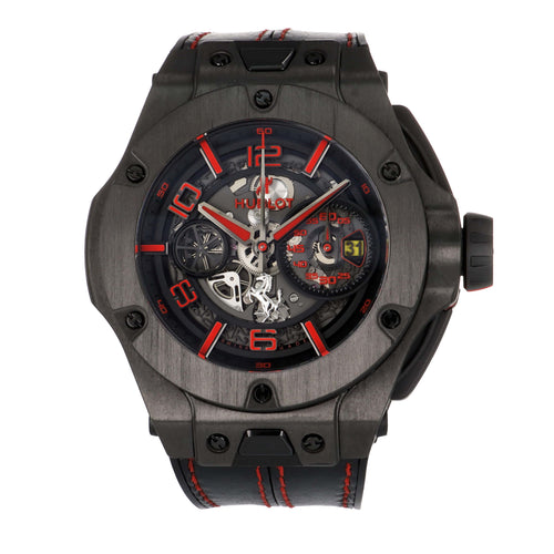 Montre Hublot Big Bang - Montre automatique Ferrari en céramique noire 58 Facettes 68801738