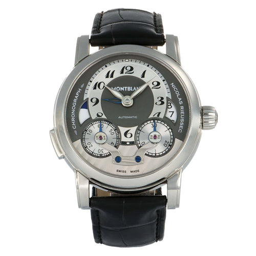 Montre Montblanc Nicolas Rieussec - Montre Chronograph GMT en acier 58 Facettes 68801589