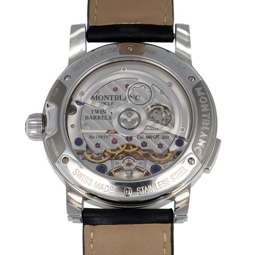 Montre Montblanc Nicolas Rieussec - Montre Chronograph GMT en acier 58 Facettes 68801589