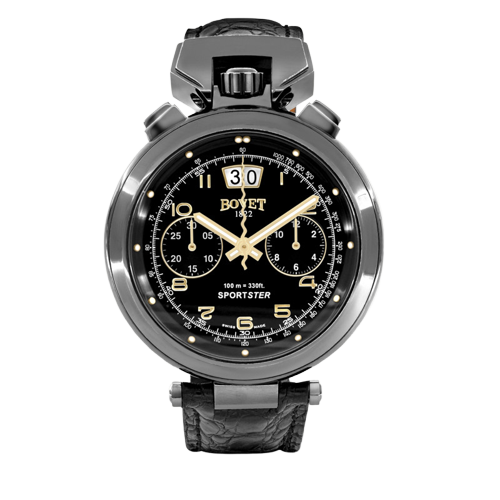Bovet Sportster - Montre automatique en acier PVD