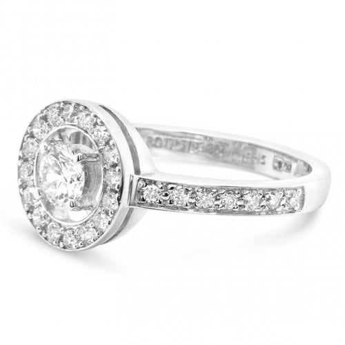 Bague 55 Boucheron Ava - Bague en or gris et diamants 58 Facettes 61E00419