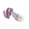 Bague 52 Bague en or gris, perle et saphirs roses 58 Facettes 61400022