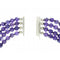Collier Collier - Collier en or gris, améthystes et diamants 58 Facettes 63700083