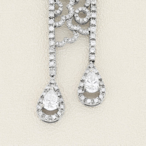 Collier Collier - Diamants en or blanc 58 Facettes 63700020