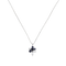 Pendentif en or gris, saphirs et diamants