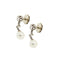 Boucles d'oreilles Boucles d’oreilles pendantes Art déco en or blanc 18 ct, perles et diamants 58 Facettes 23571