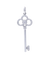Pendentif Tiffany & Co Tiffany Keys - Pendentif Clé Couronne GM en or blanc 18 carats et diamants 58 Facettes BO210551/CLEDETIFFANY&CO
