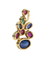 Pendentif Cabochons précieux - Pendentif en or jaune rubis, saphirs et émeraude 58 Facettes BO220413/CABOCHONSPRECIEUX