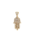 Pendentif Main de Fatma - Pendentif en or jaune 18 carats et diamants 58 Facettes BO220526/MAINDEFATMA