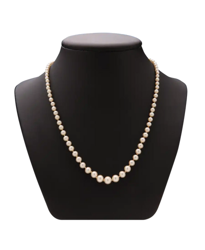 Collier Collier de perles AA+ en chute, fermoir en or jaune 18K 58 Facettes BO210558/PERLESENCHUTE