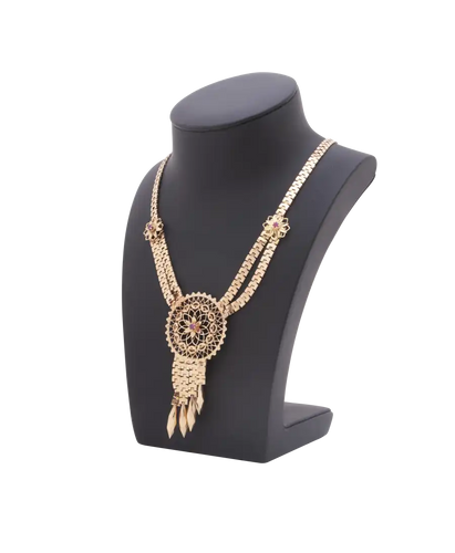 Collier Saphirs en Soirée - Collier en or rose 18 carats et rubis 58 Facettes BO220326/SAPHIRSENSOIREE1960