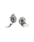 Boucles d'oreilles Boucles d’oreilles marguerites en or blanc 18 carats, diamants et saphirs 58 Facettes BO220506/PAIREDEMARGUERITES/PHOTO