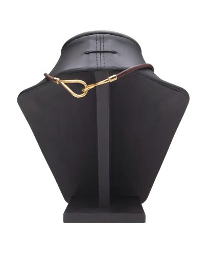 Collier Hermès - Collier H 2000 cadenas en acier plaqué or jaune 58 Facettes BO220710/H2000