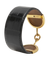 Bracelet Hermès - Bracelet manchette vintage en cuir et cuivre plaqué or 58 Facettes BO220238/BraceletVintageHERMES
