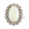Bague 60 Bague vintage années 1950 en platine, opale et diamants 58 Facettes 17226-0017