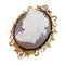 Pendentif Camée victorien - Pendentif et broche en or rouge 18K émaillé 58 Facettes 15209-0125
