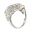 Bague 54 Bague de fiançailles Art déco en platine et diamants (vers 1930) 58 Facettes 16330-0222
