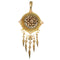 Pendentif Broche-pendentif victorien en or jaune 18K, diamants et perles 58 Facettes 17086-0044