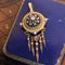 Pendentif Broche-pendentif victorien en or jaune 18K, diamants et perles 58 Facettes 17086-0044