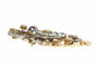 Pendentif Broche-pendentif victorienne en or rouge 18k, argent, diamants et perles 58 Facettes 17093-0243
