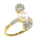 Bague 54 Bague de fiançailles Belle Époque 1915 en or 18K et diamants 58 Facettes 18256-0130