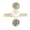Bague 54 Bague de fiançailles Belle Époque 1915 en or 18K et diamants 58 Facettes 18256-0130