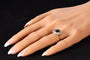 Bague 51 Bague vintage - Saphir et diamants en or jaune 18K 58 Facettes 18351-0023