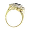 Bague 51 Bague vintage - Saphir et diamants en or jaune 18K 58 Facettes 18351-0023