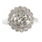 Bague 54 Bague Art déco en platine avec 17 diamants (env. 1,67 ct) 58 Facettes 19157-0036