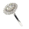 Bague 54 Bague Art déco en platine avec 17 diamants (env. 1,67 ct) 58 Facettes 19157-0036