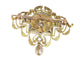Collier Belle Époque - Collier et broche en or jaune 18K, platine, diamants et perles 58 Facettes 20198-0036