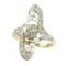 Bague 60 Bague Art nouveau en or 18K bicolore, diamants et perles 58 Facettes 21042-0185