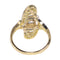 Bague 60 Bague Art nouveau en or 18K bicolore, diamants et perles 58 Facettes 21042-0185