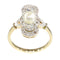 Bague 56 Bague Belle Époque vintage en or jaune 18K avec perle et diamants 58 Facettes 21146-0121
