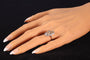 Bague 51 Art déco - Bague en or blanc 18K et diamants (env. 2,70 ct) 58 Facettes 22193-0036