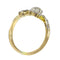 Bague 53 Belle Époque - Bague de fiançailles en platine et or jaune 18K, diamants 58 Facettes 22152-0291