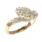 Bague 56 Bague Belle Époque Art déco en or 14K et platine avec diamants 58 Facettes 24029-0362
